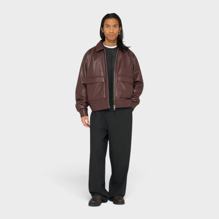 Edwin Dogma Jacket I Brown Burgundy