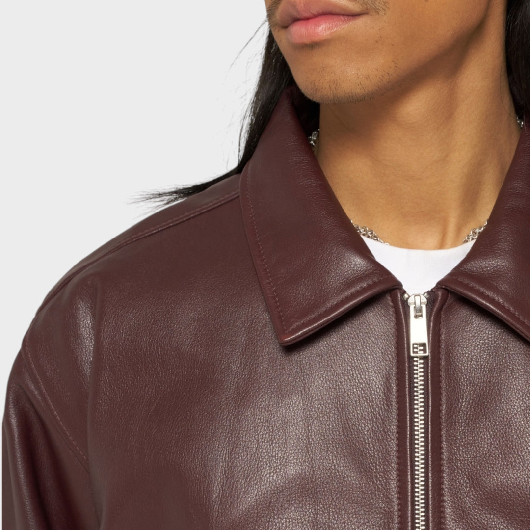 Edwin Dogma Jacket I Brown Burgundy