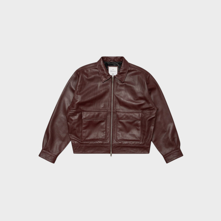 Edwin Dogma Jacket I Brown Burgundy