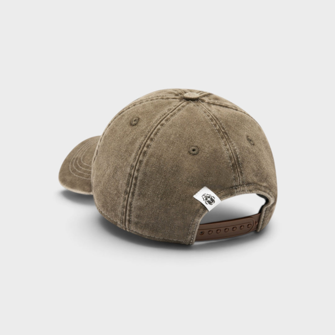 Edwin Soft Washed 6 Panel Cap I Brown Stone