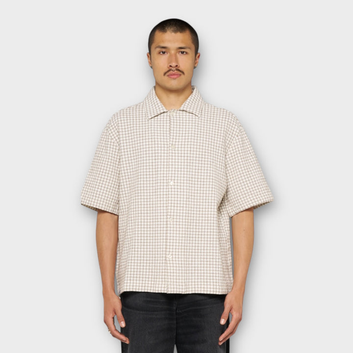 Edwin Zed Skjorte I White Brown