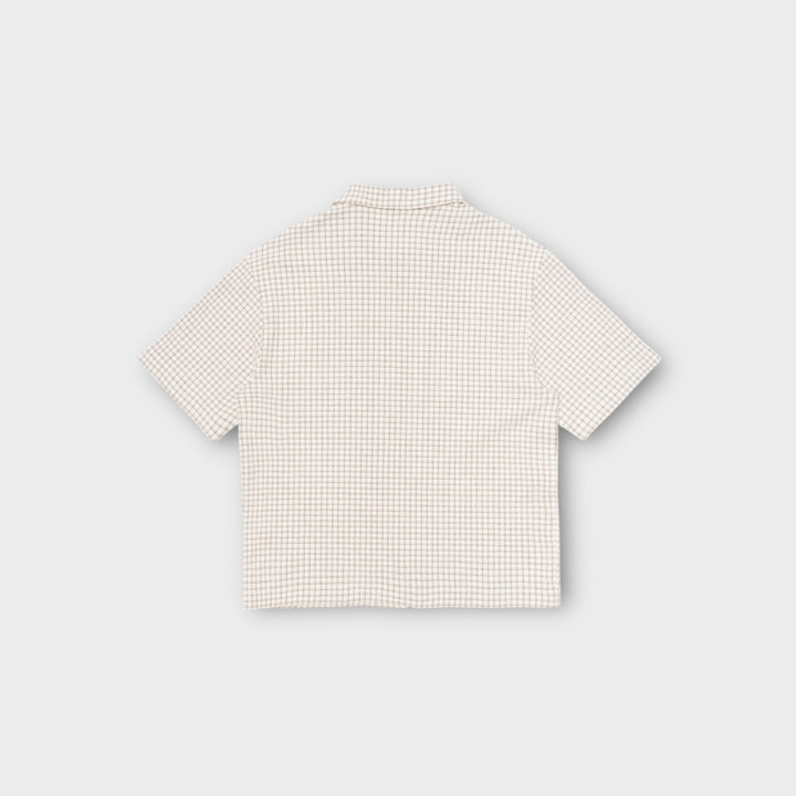 Edwin Zed Skjorte I White Brown