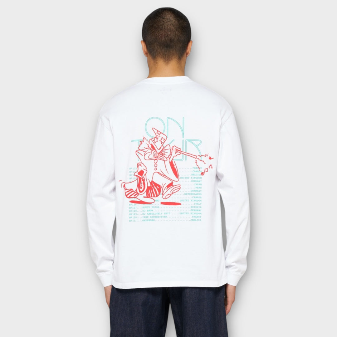 Edwin EMC On Tour Longsleeve I Hvid