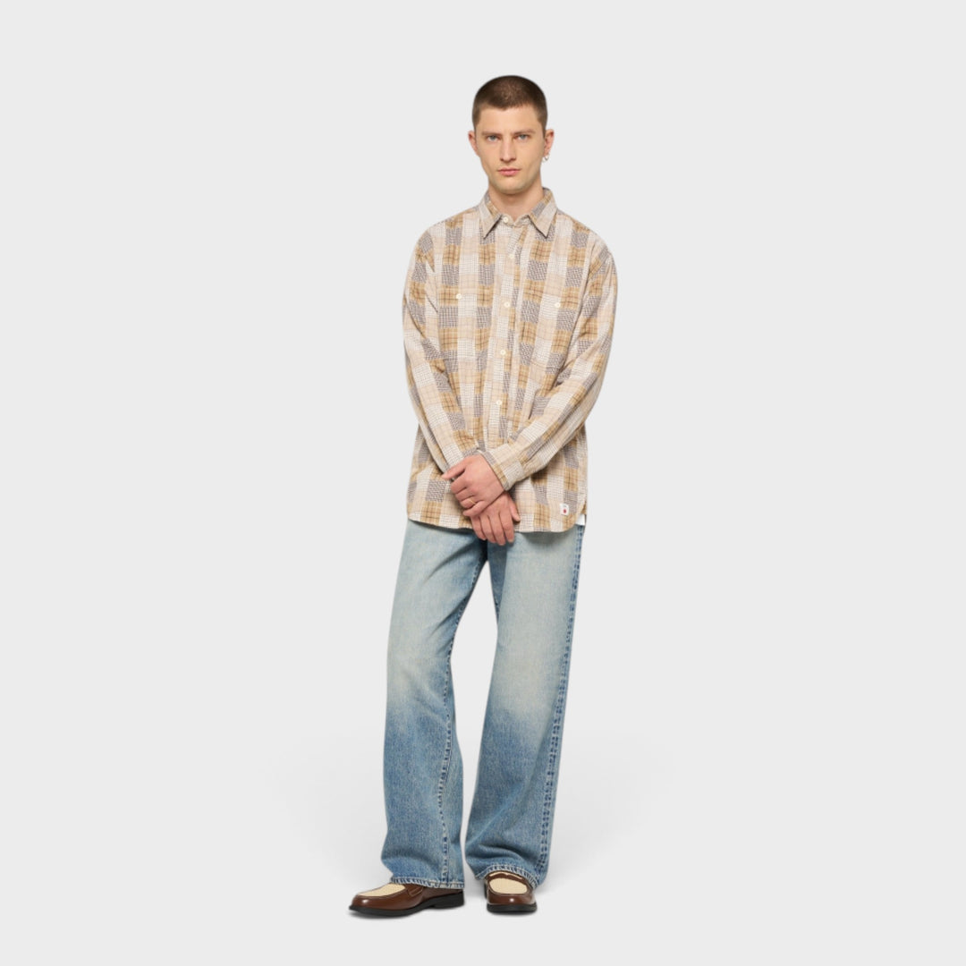 Edwin Work Shirt LS I Beige