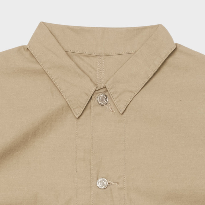 Edwin Coverall Jakke I Beige