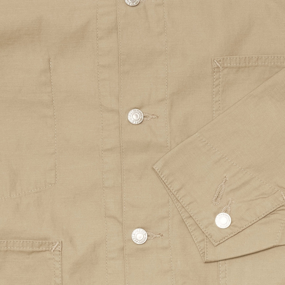 Edwin Coverall Jakke I Beige