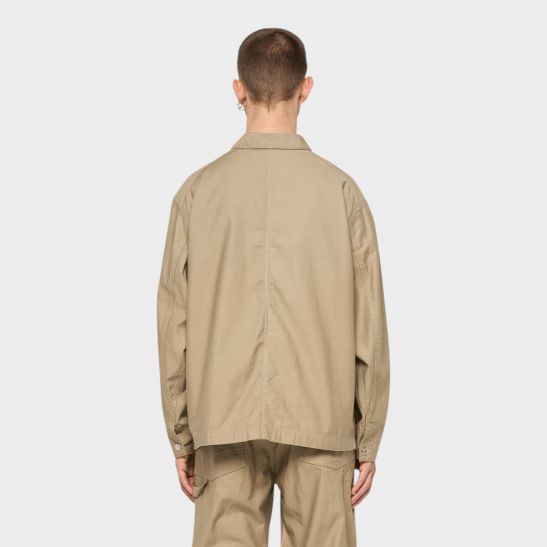 Edwin Coverall Jakke I Beige