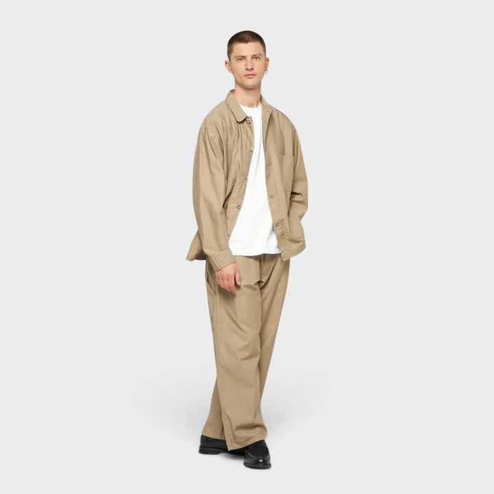 Edwin Coverall Jakke I Beige