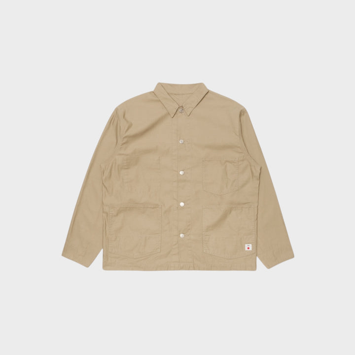Edwin Coverall Jakke I Beige