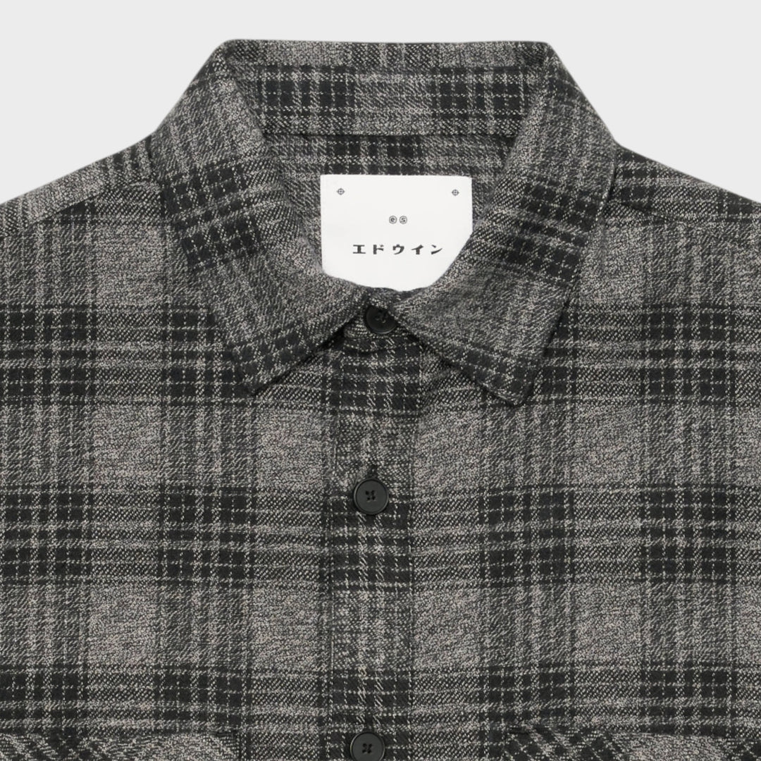 Edwin Ace LS Shirt I Black/Grey