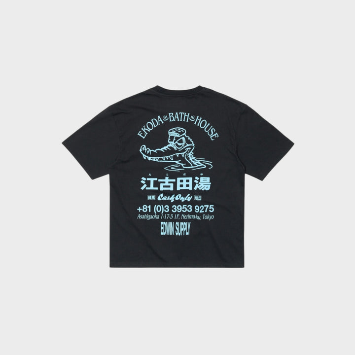 Edwin Ekoda Bath House T-Shirt I Sort