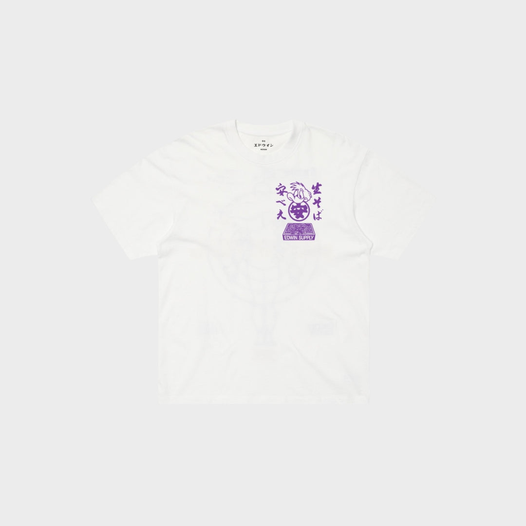 Edwin Soba Yasubé T-Shirt I Hvid
