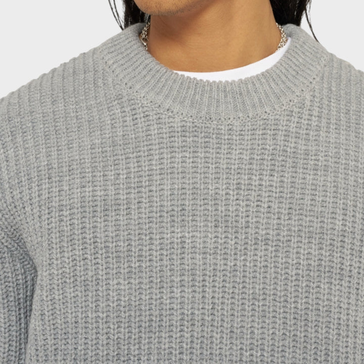 Edwin Nix Sweater Strik I Grey