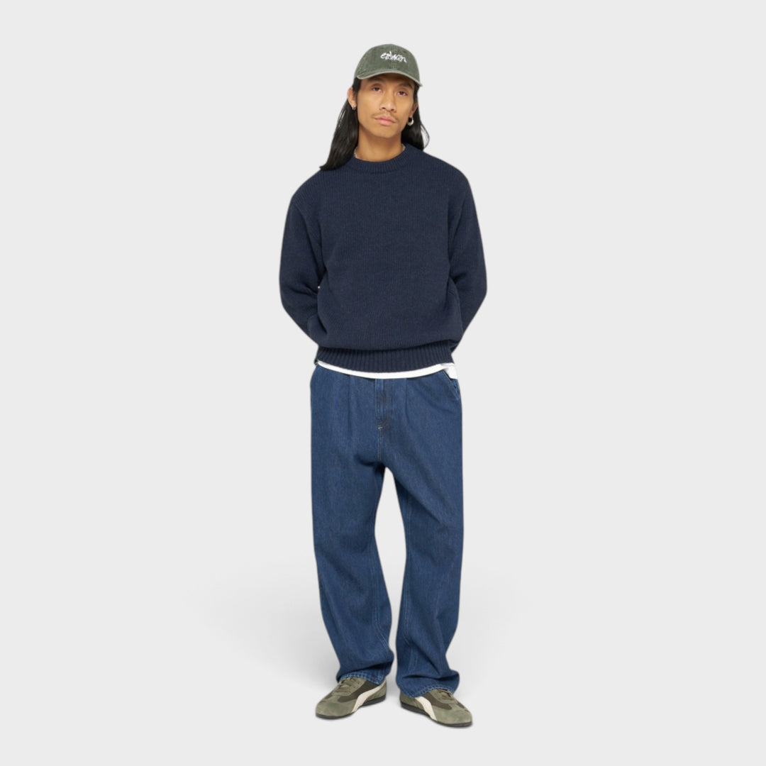Edwin Ellis Hibiki Sweater I Navy/Pink