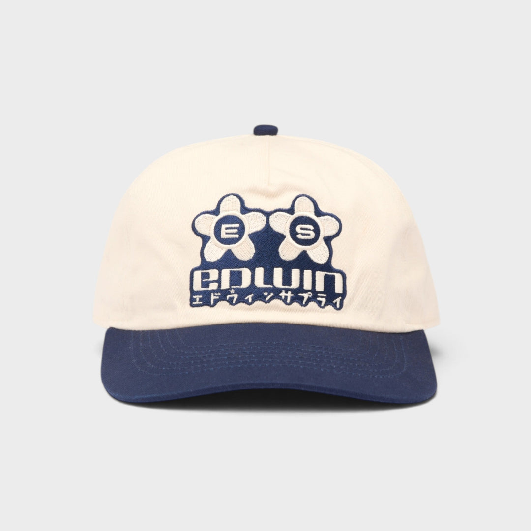 Edwin Sakura 5 Panel Cap I Maritime Blue
