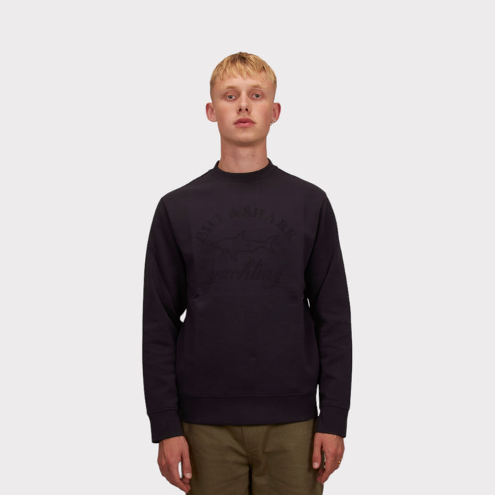 Paul &amp; Shark Knitted Sweatshirt In Black