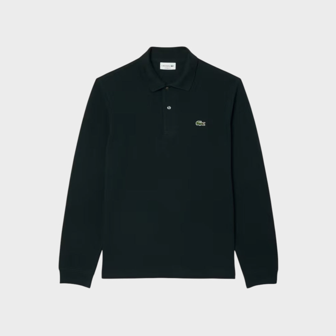 Lacoste Classic Fit Longsleeve Polo i Dark Green