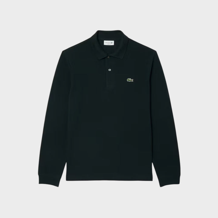 Lacoste Classic Fit Longsleeve Polo i Dark Green