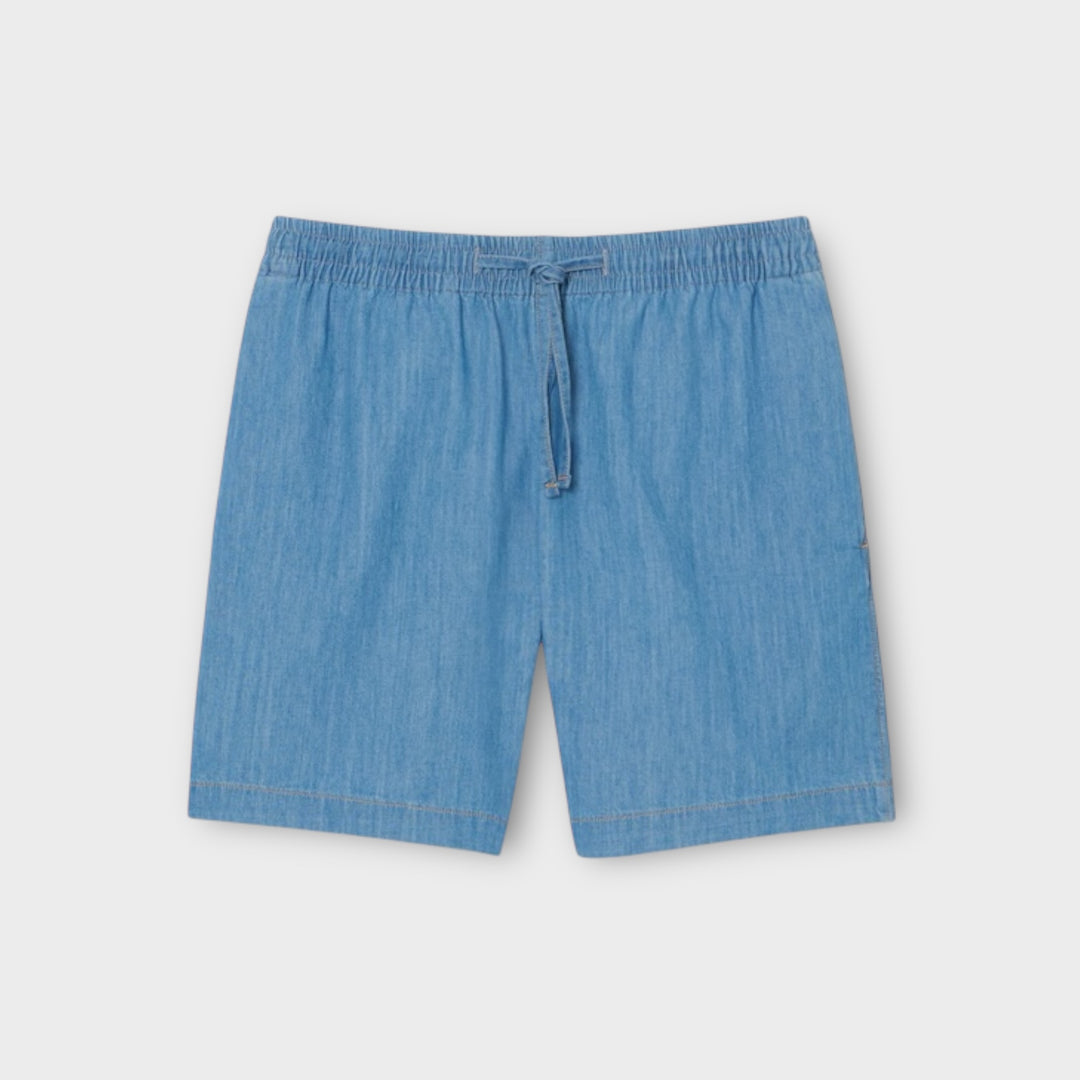 Lacoste Relaxed Fit Denim Shorts i blå denim med afslappet pasform