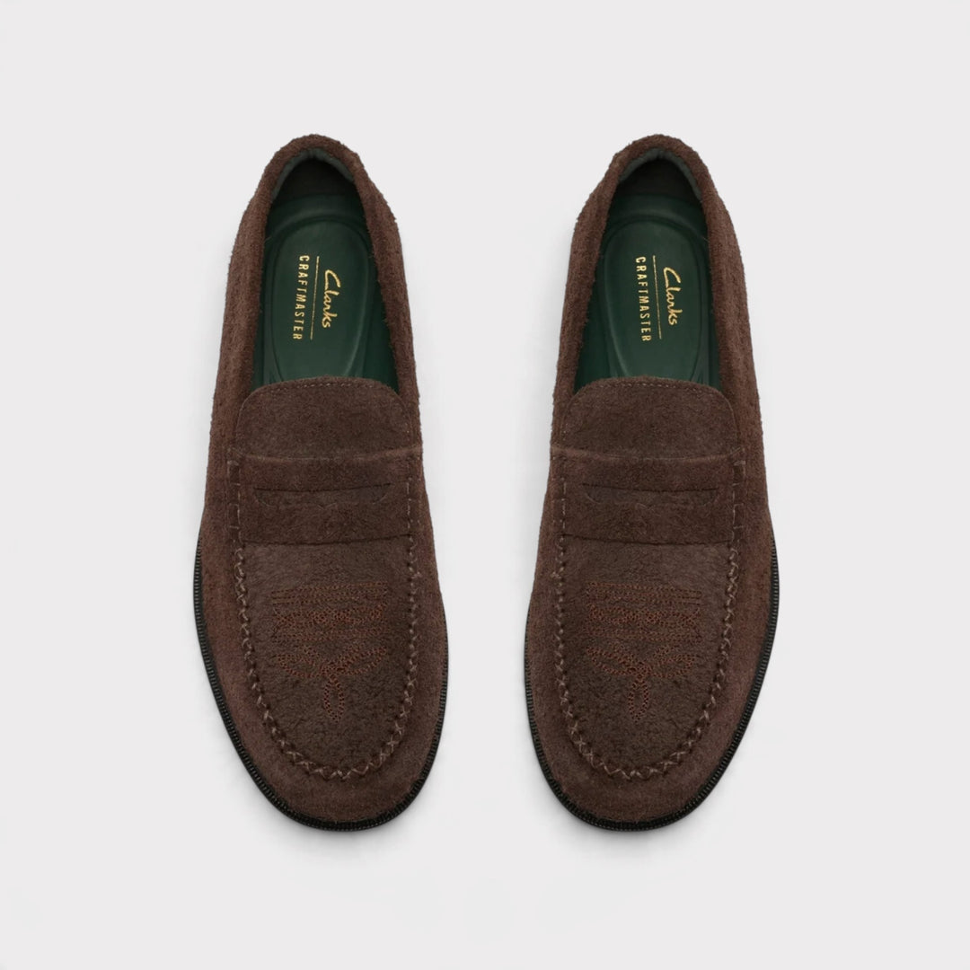 Clarks Craft James Lo I Brown Suede