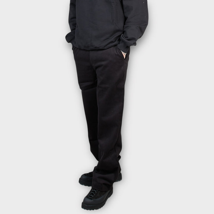 Le Fix Hill Pants med kaj-logo broderet bagpå loose fit baggt pants