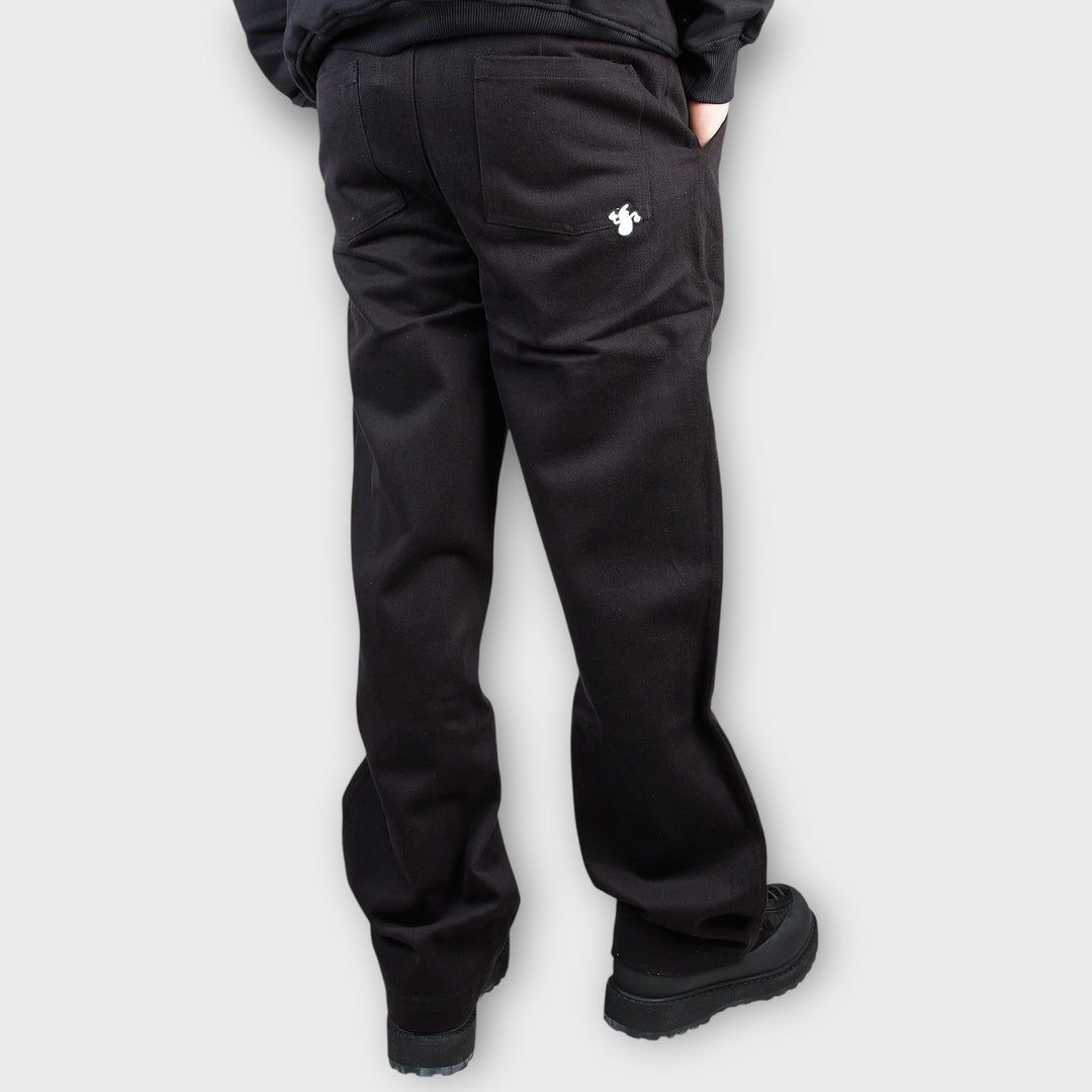 brede bukser Herrebukser fra Le Fix i 100% bomuld og loose pasform