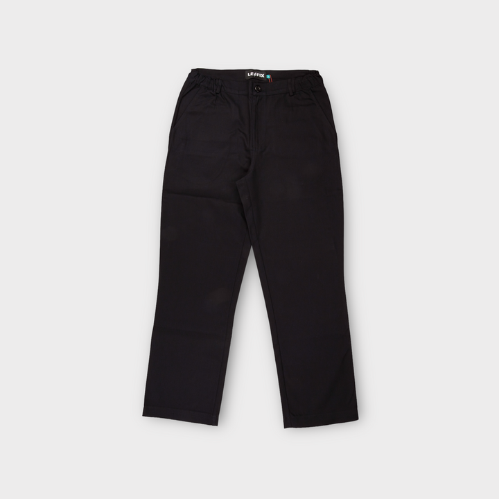 Le Fix Hill Pants i sort med loose fit unisex bestseller herre mænd herrebukser