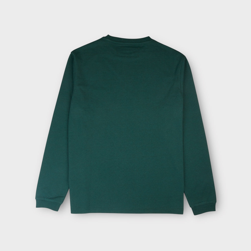 Le Fix LFX langærmet i grøn med tydeligt hvidt frontlogo.