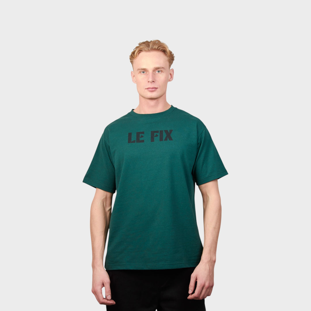 Le Fix Loop T-Shirt i Grøn