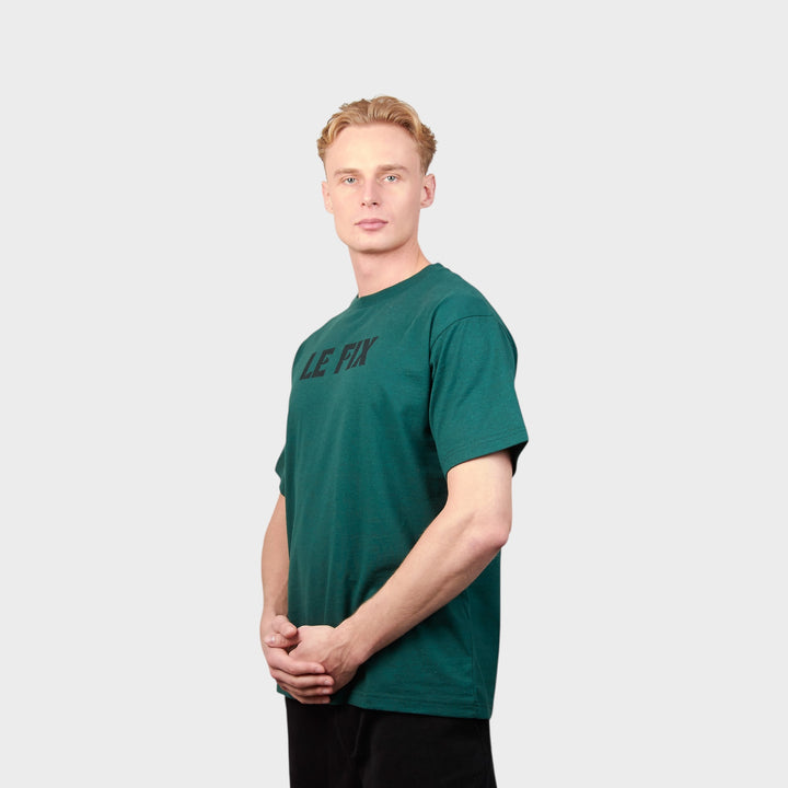 Le Fix Loop T-Shirt i Grøn