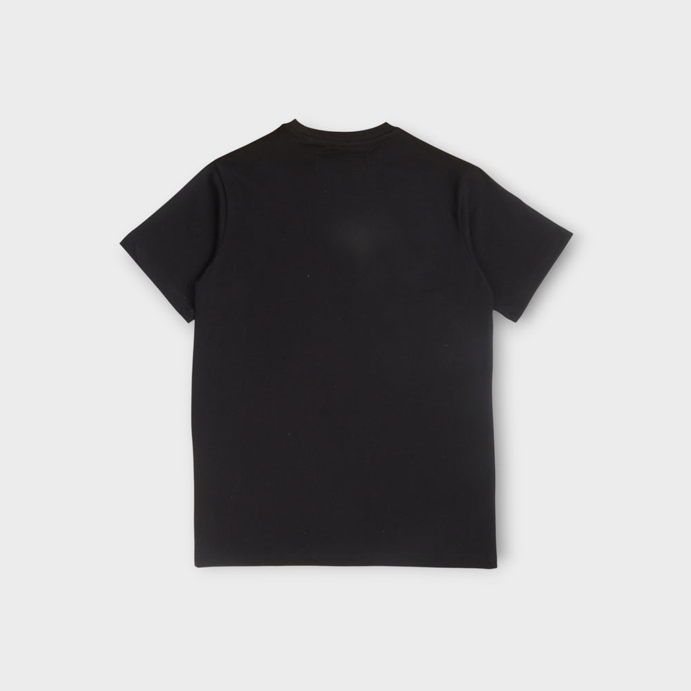Sort Le Fix T-shirt i bomuld med graffiti-inspireret logo