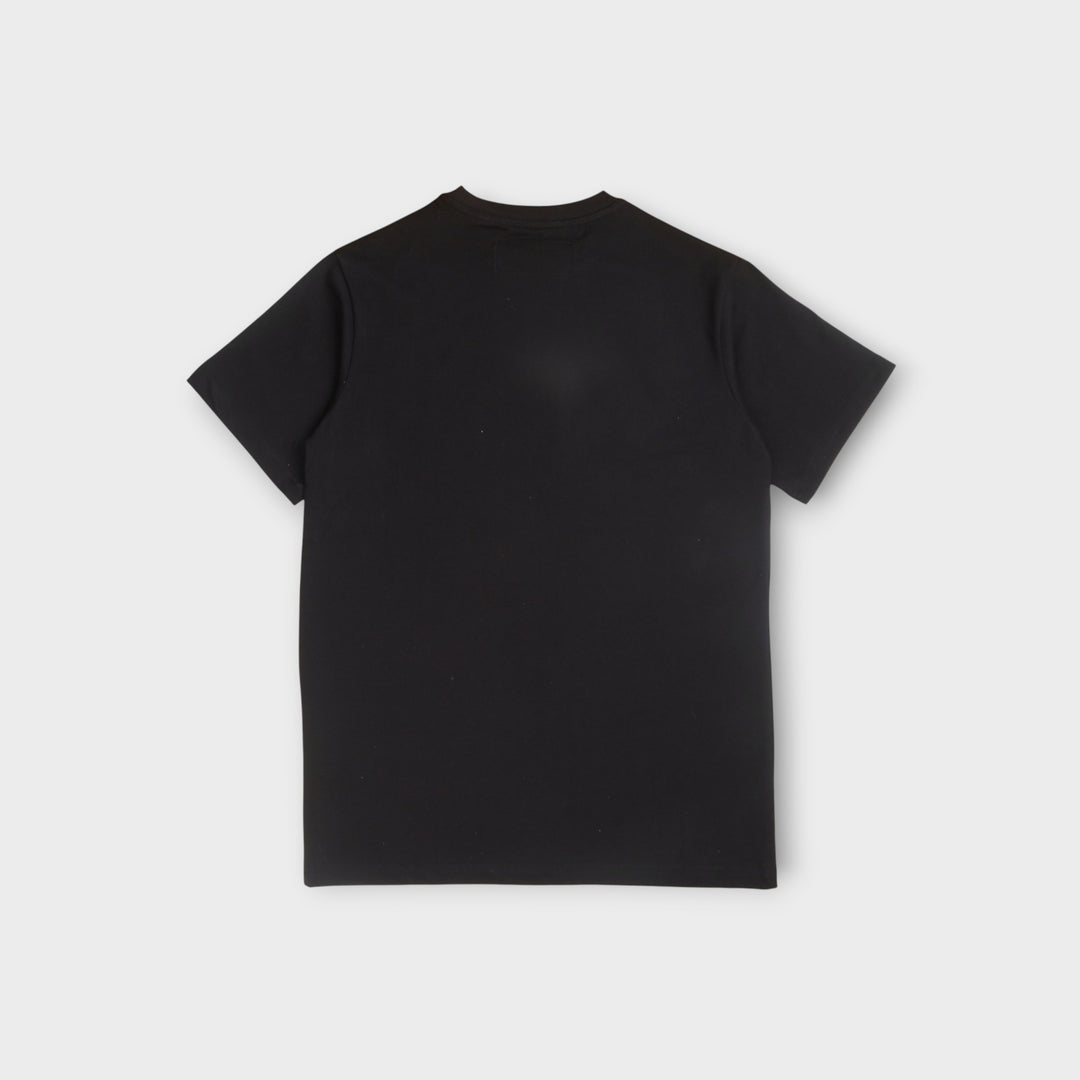 Sort Le Fix T-shirt i bomuld med graffiti-inspireret logo