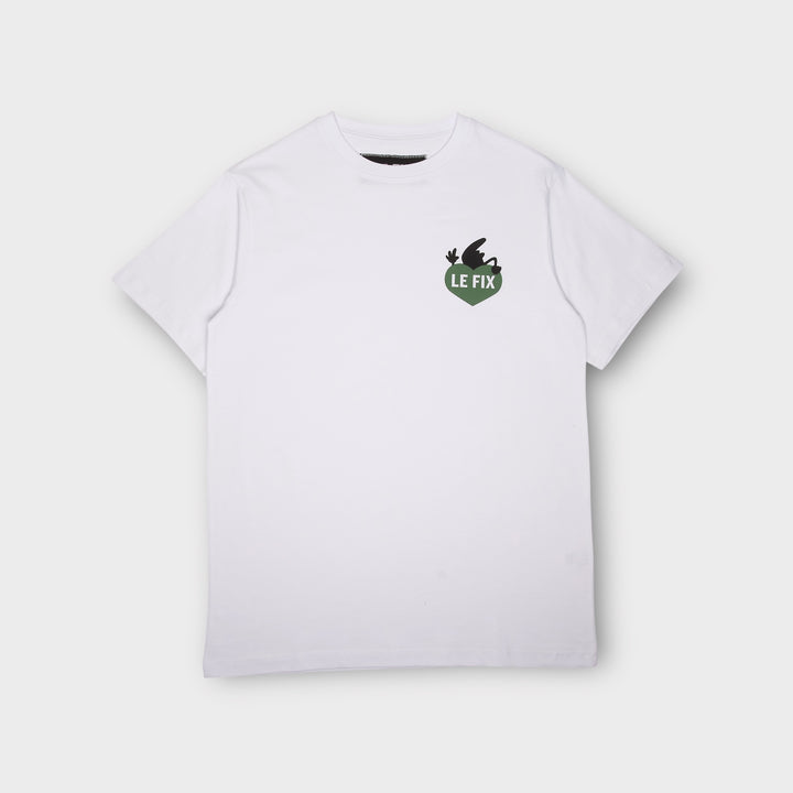 Produktbillede af le fix tee i hvid kaj lover