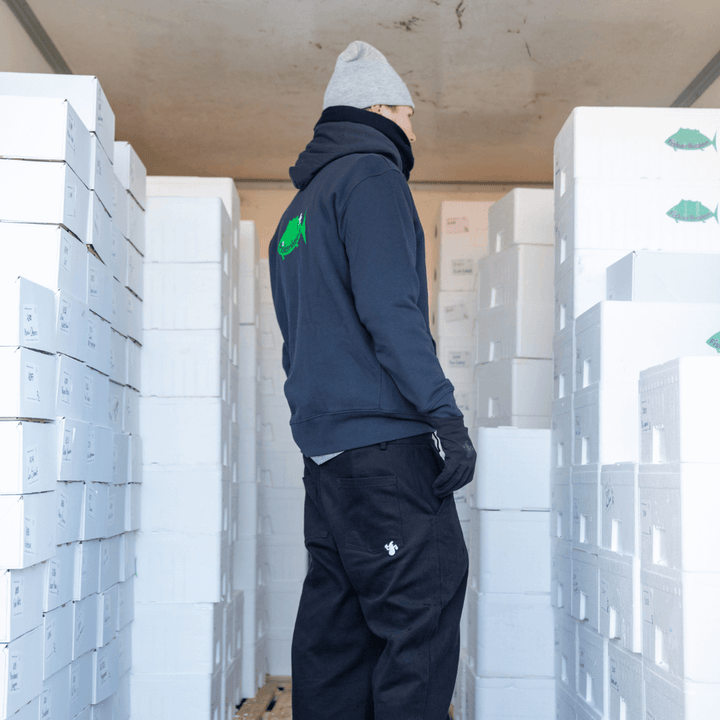 Le Fix x Fiskerikajen Beanie i Grey