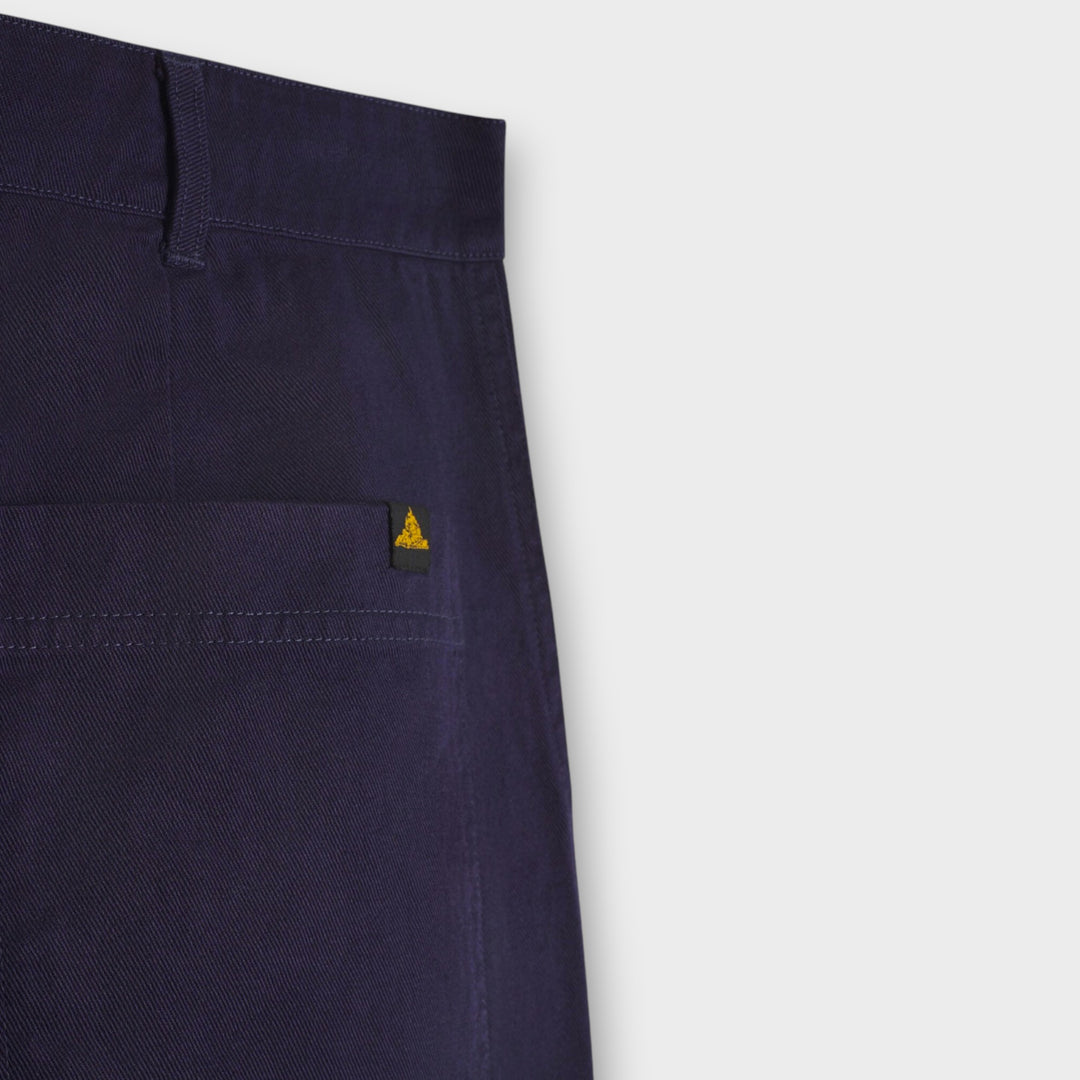 Navy Lemon Saint Michel workwear bukser i twill