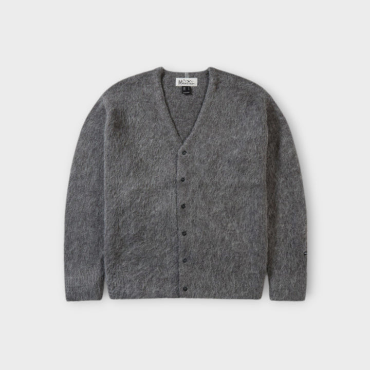 Manastash Aberdeen Cardigan In Charcoal