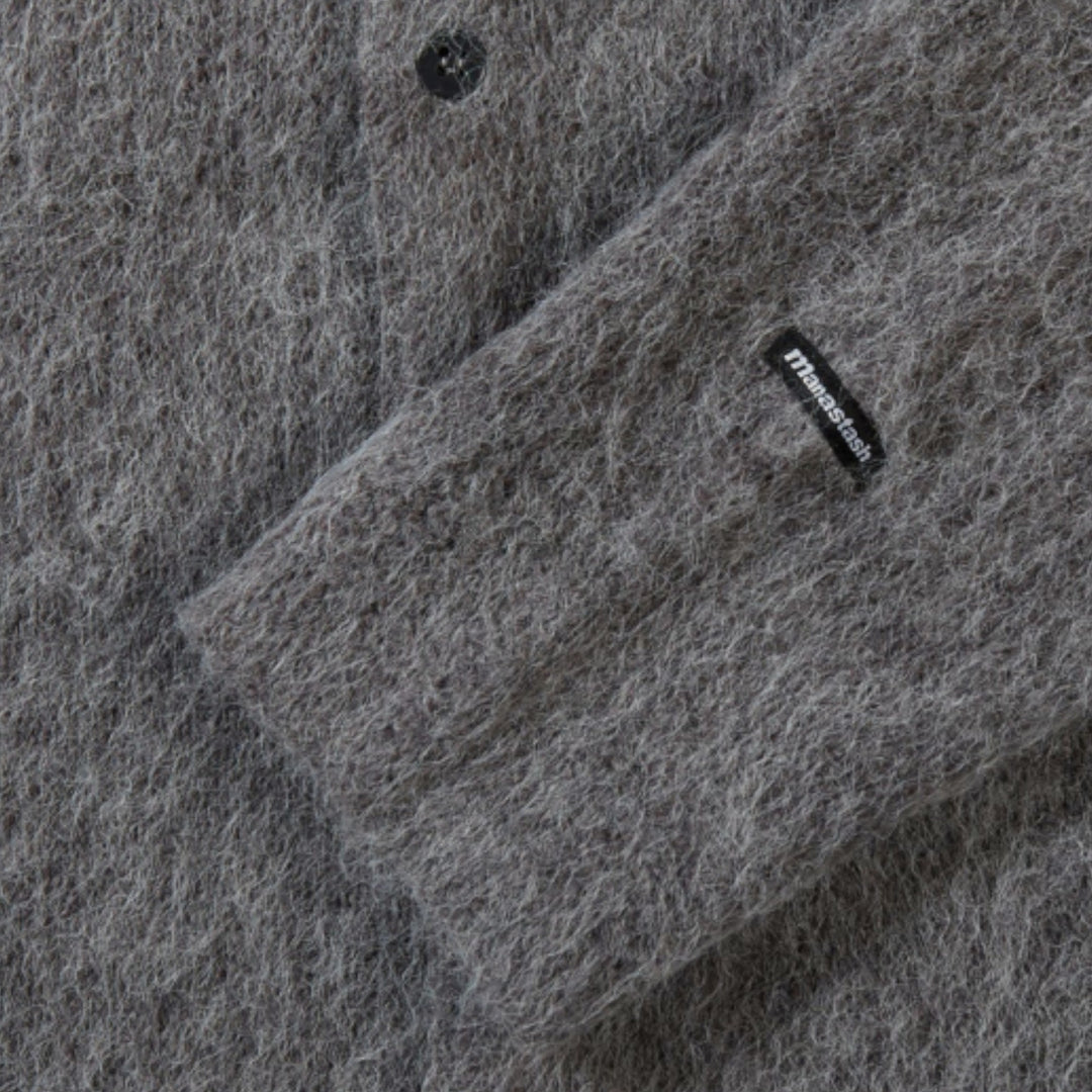 Manastash Aberdeen Cardigan In Charcoal