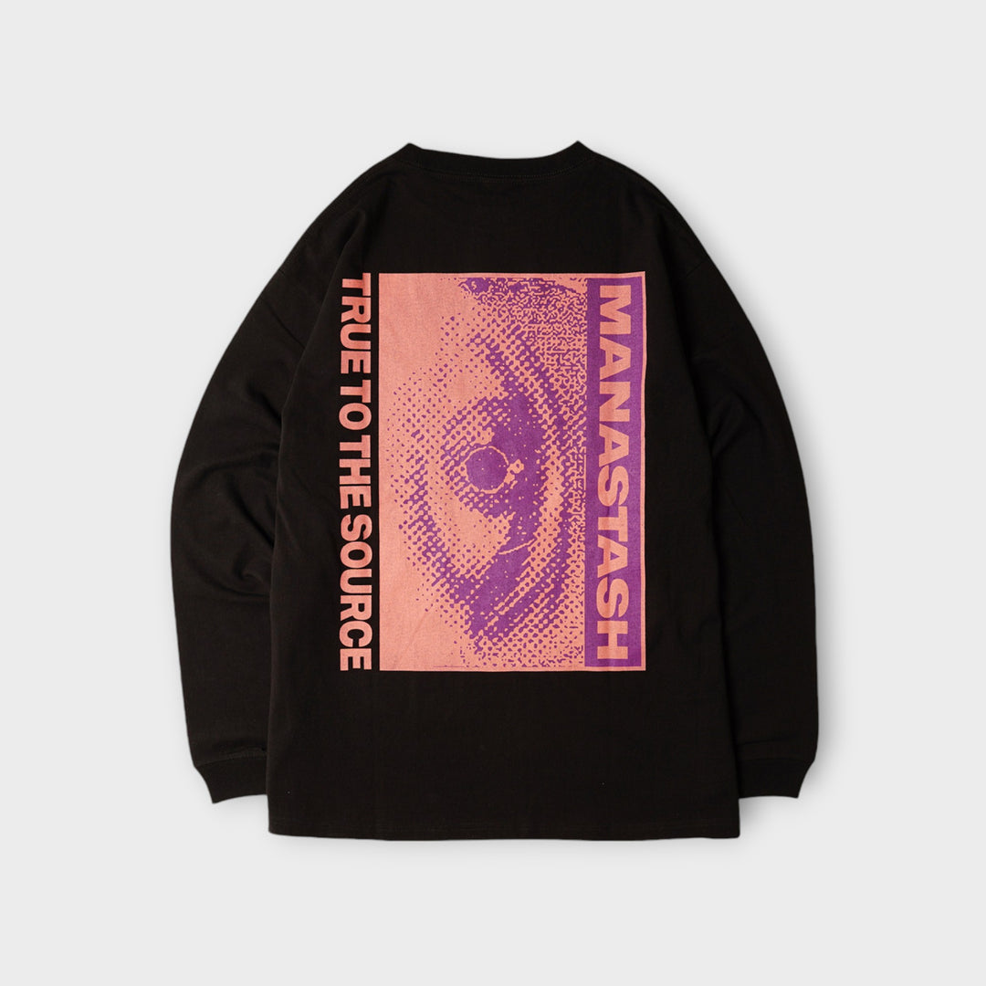 Manastash Long Sleeve Eye T-Shirt In Black