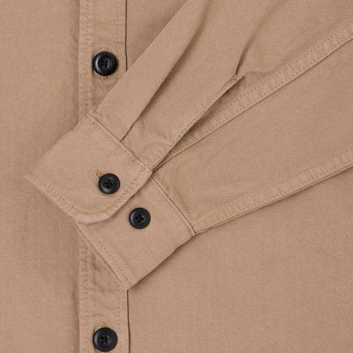 Edwin Sebastian Overshirt In Sand