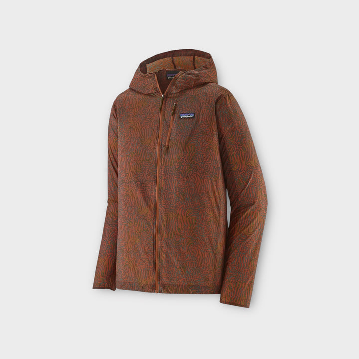Patagonia Houdini Windbreaker jakke i Robin Brown set forfra
