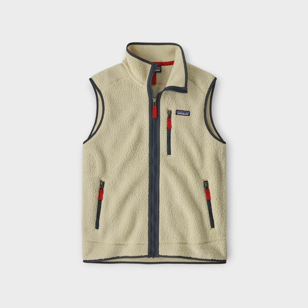 Patagonia Retro Pile Vest med klassisk outdoor-design.