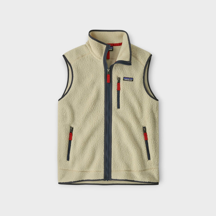 Patagonia Retro Pile Vest med klassisk outdoor-design.