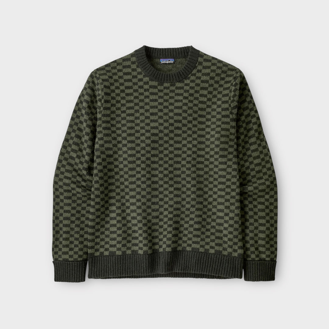 Patagonia Recycled Wool-Blend Sweater i Green.