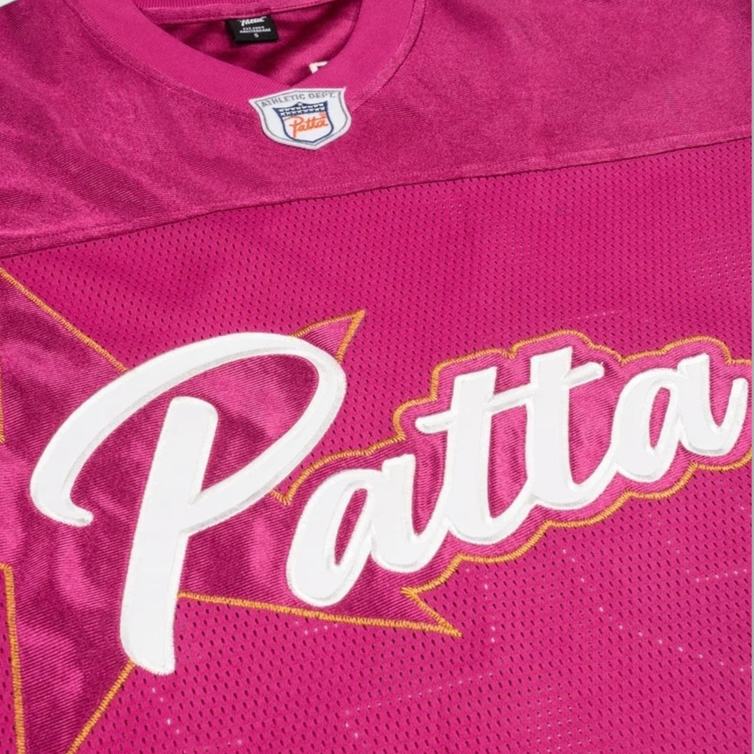 Sammenfoldet Patta All Star Football Jersey i pink