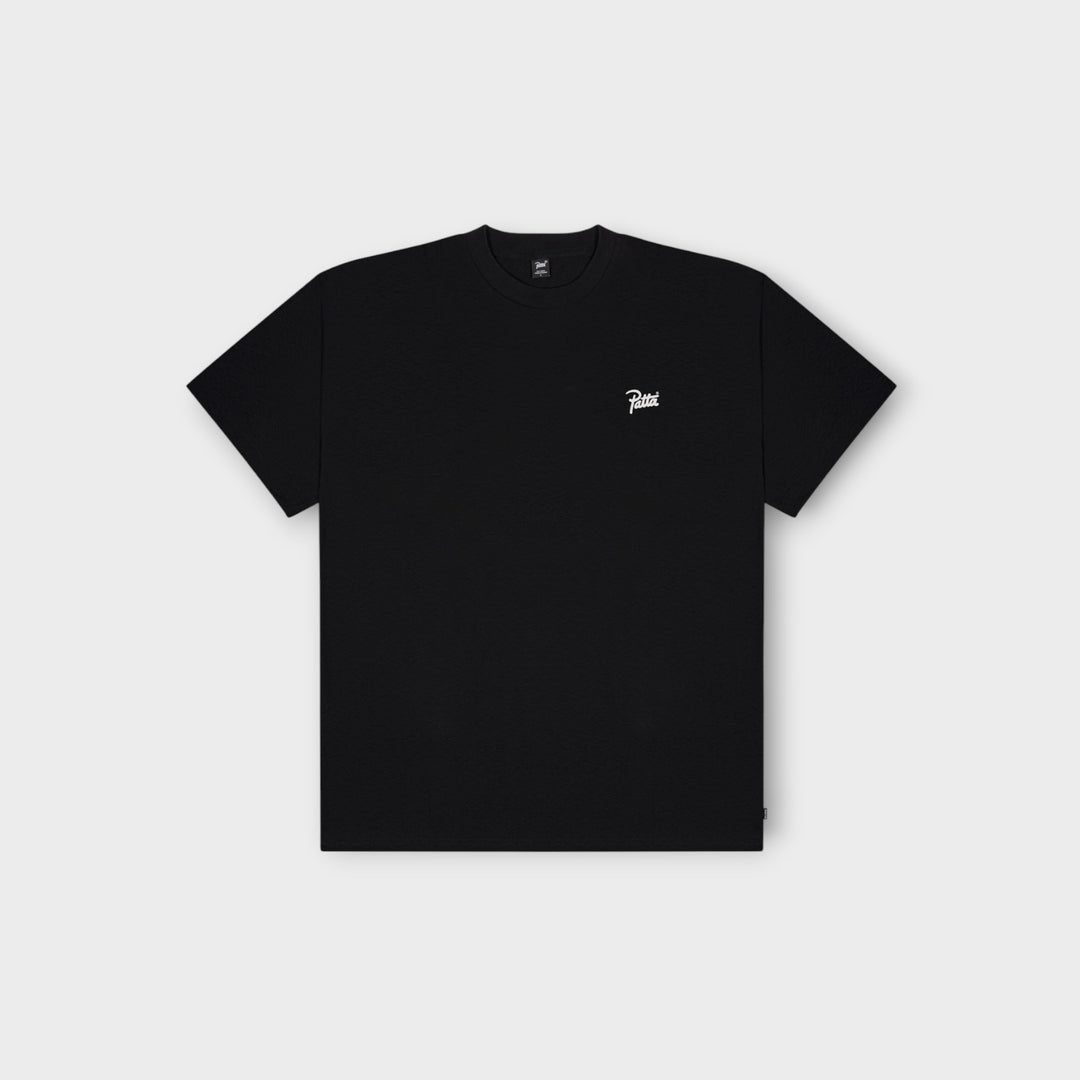 Patta t-shirt i sort med Protect Yourself print
