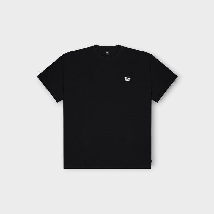 Patta t-shirt i sort med Protect Yourself print
