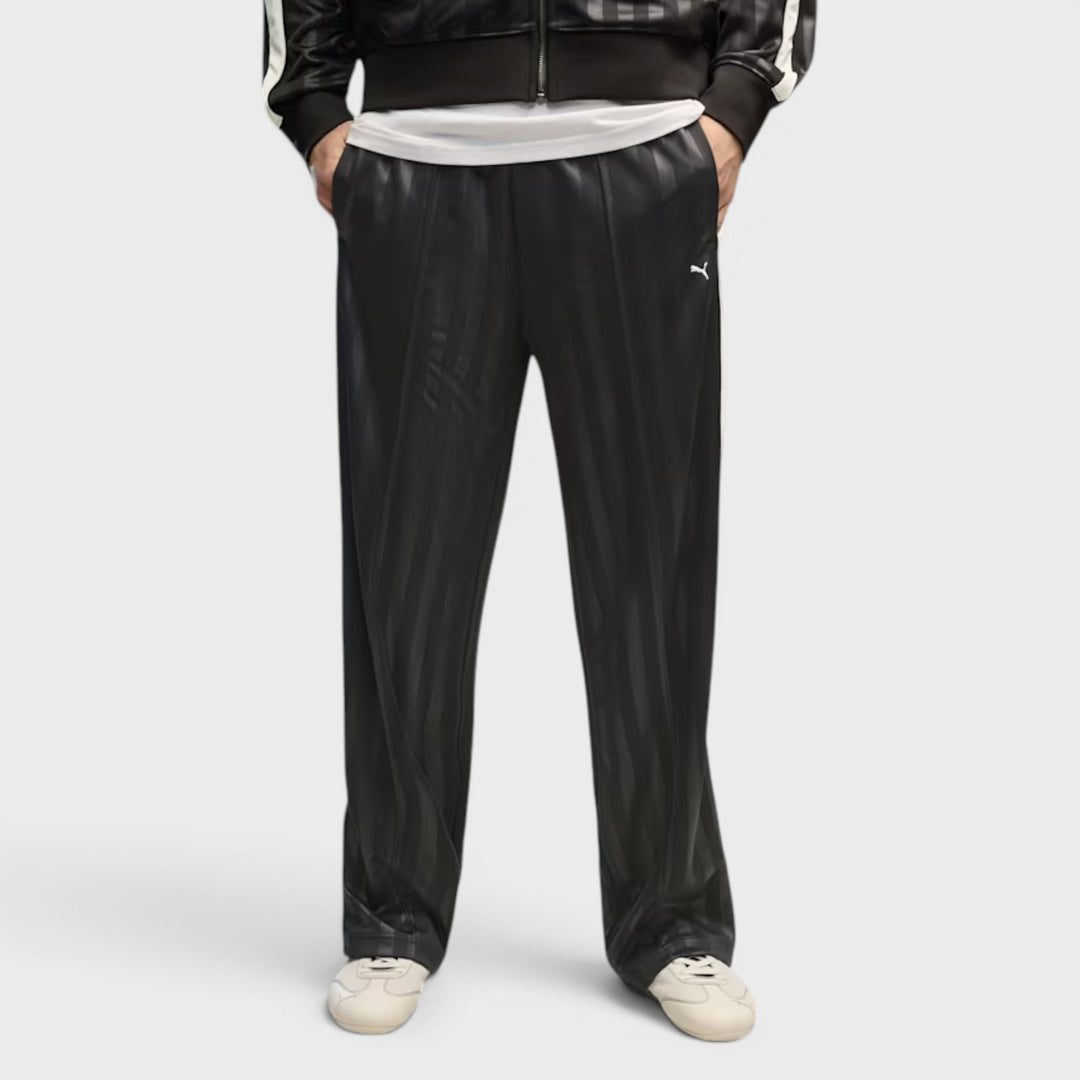 Puma Track Pants i sort med elastisk talje.