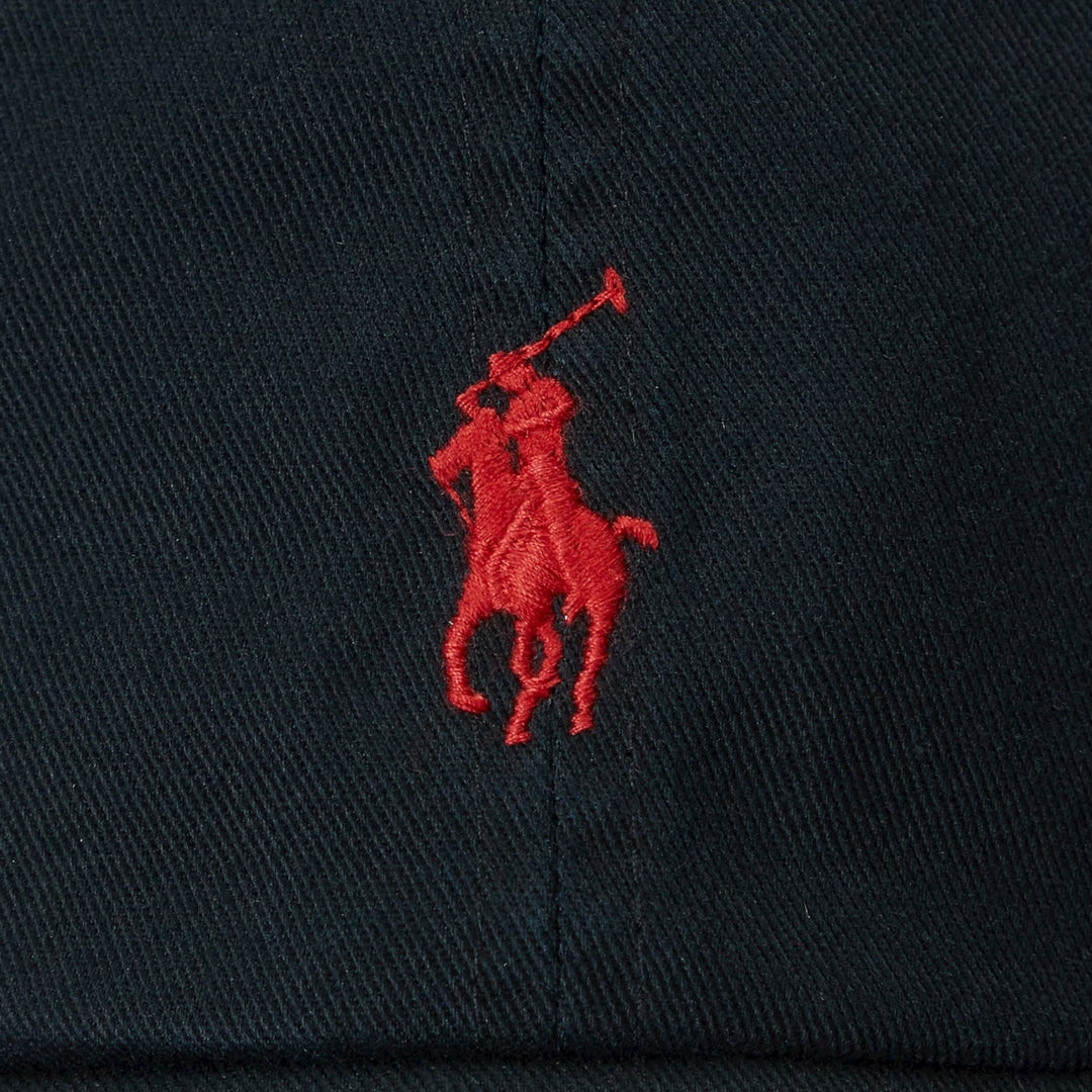 Elegant sort kasket fra Ralph Lauren i bomuldstwill.