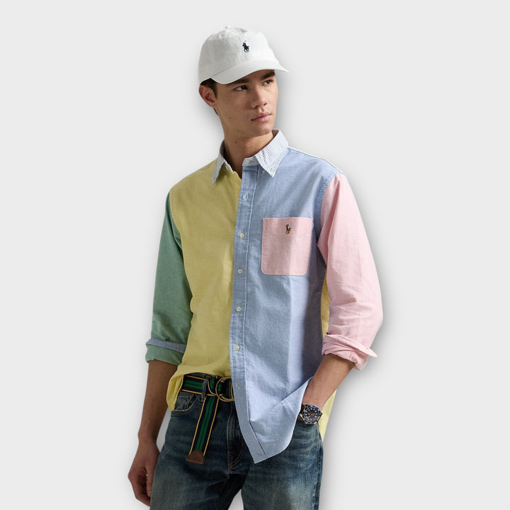 Ralph Lauren Oxford Skjorte i Multi set forfra
