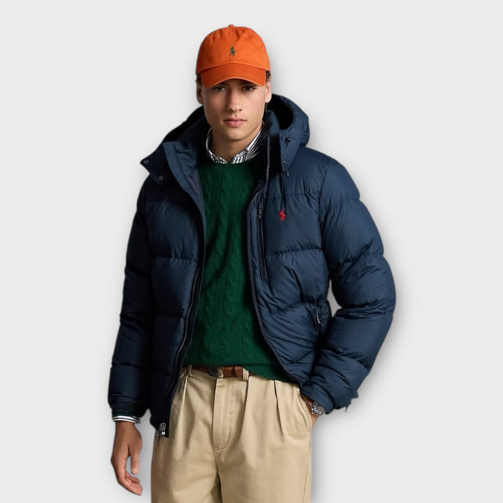 Detalje af Ralph Lauren The Gorham Down Jacket i Navy